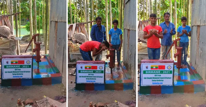 De l'eau potable pour des Rohingyas