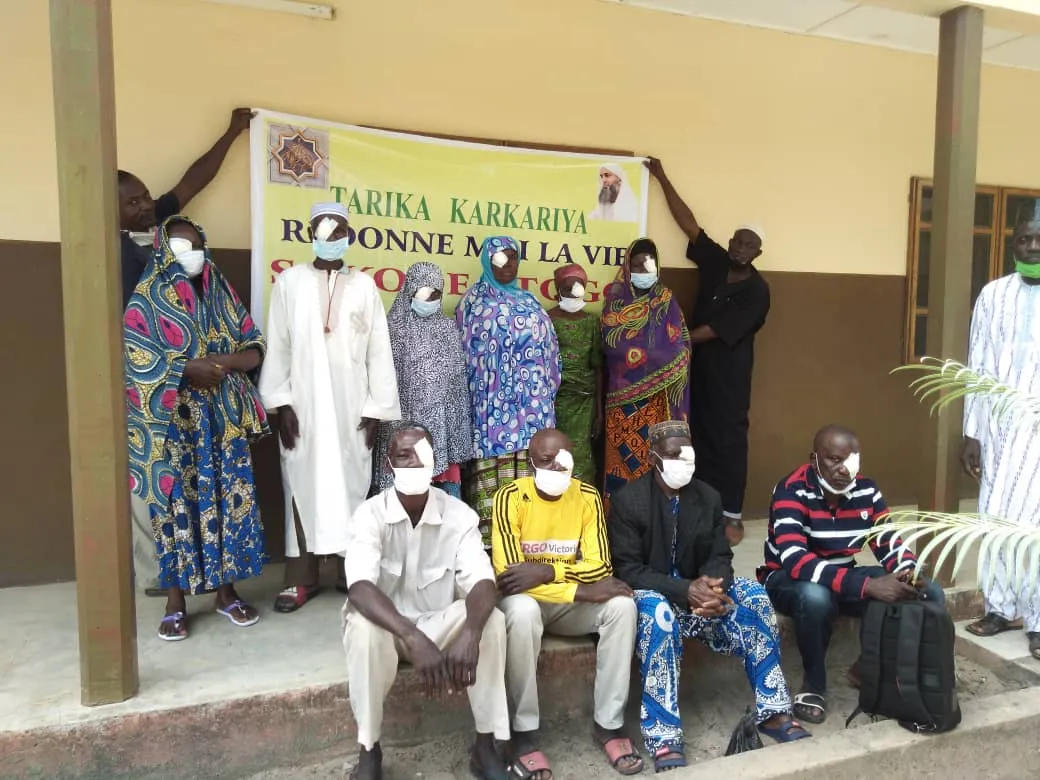 Les disciples karkaris togolais en lutte contre la cataracte