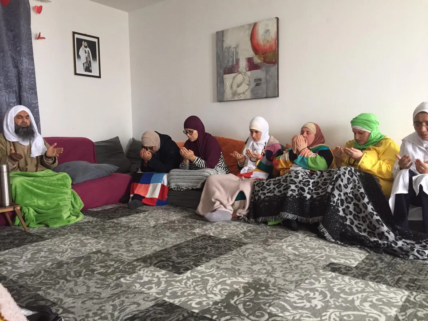 Invocation de Sidi Shaykh avant son départ de la zawiya de Lyon