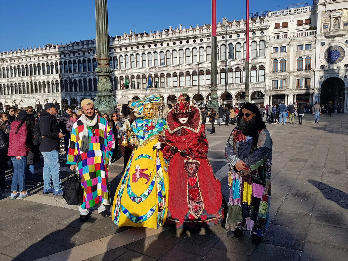 Sidi Shaykh à Venise durant carnaval