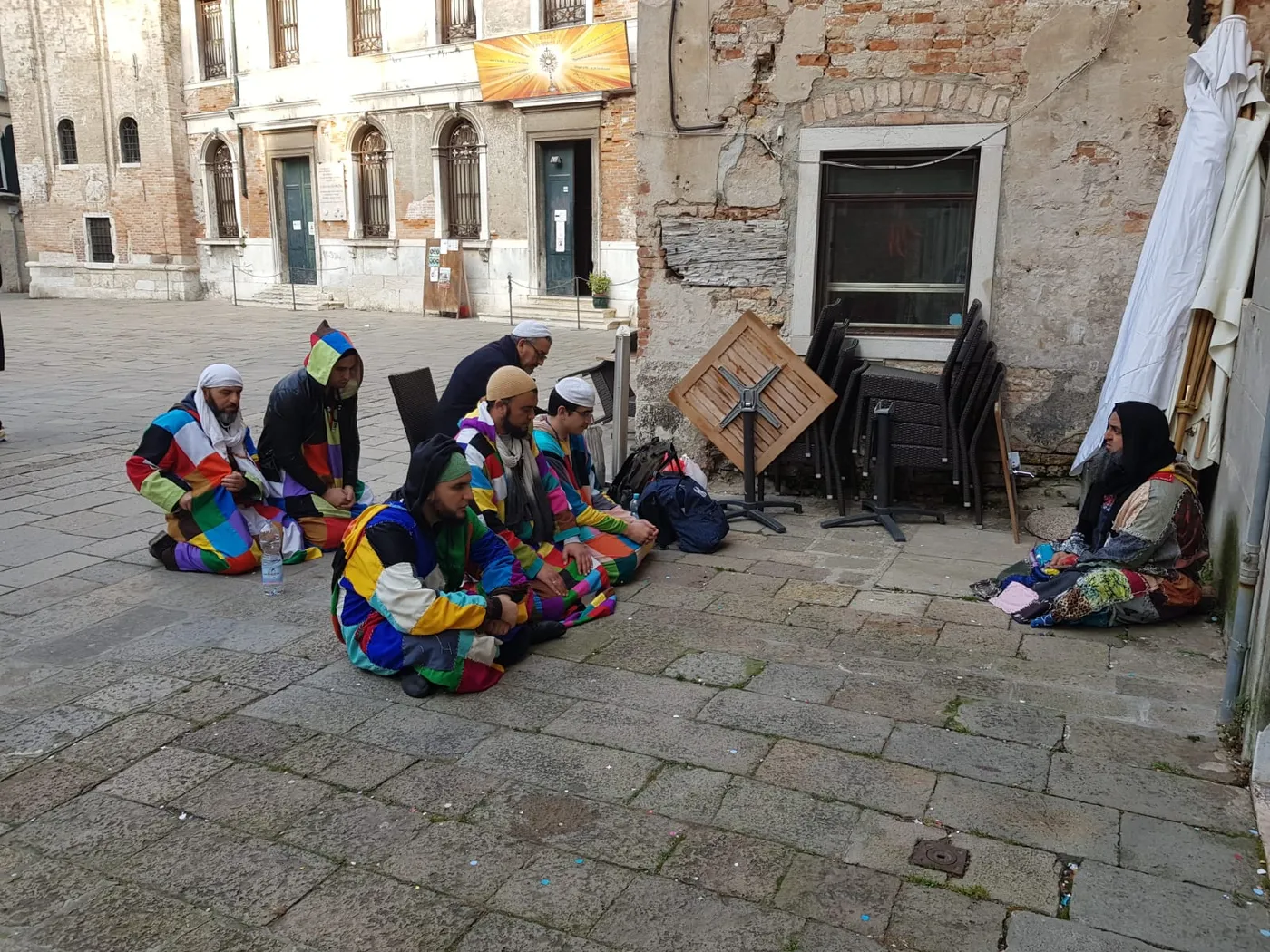 Prière à Venise avec sidi Shaykh