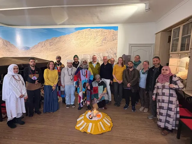 Photo de groupe avec le Shaykh à Schleswig, Allemagne