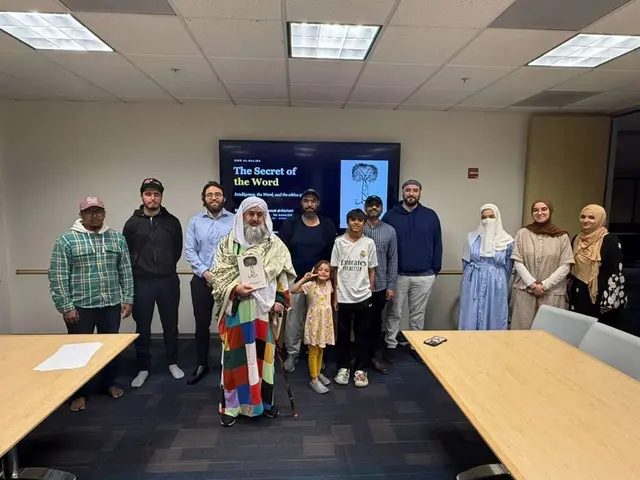 Les participants du cours dans la salle, Université de Stanford